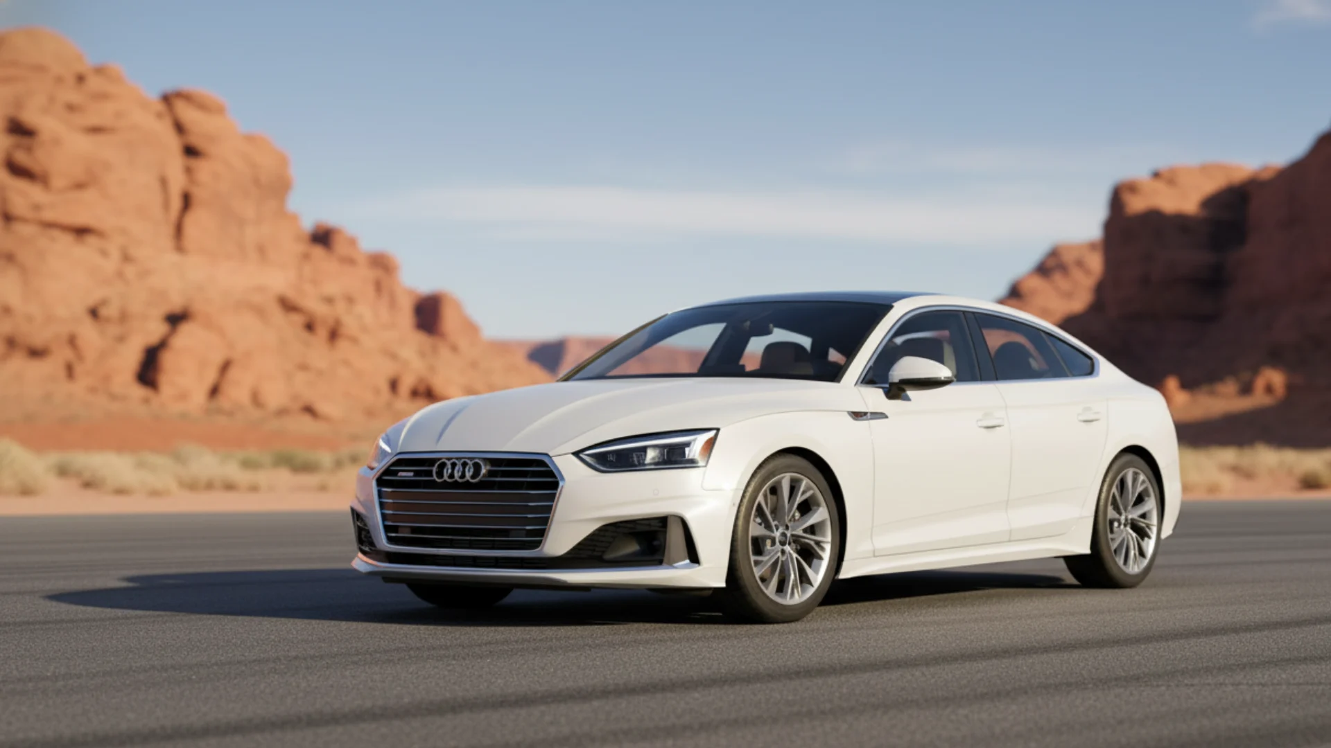 2024 Audi A5 (White) (2)